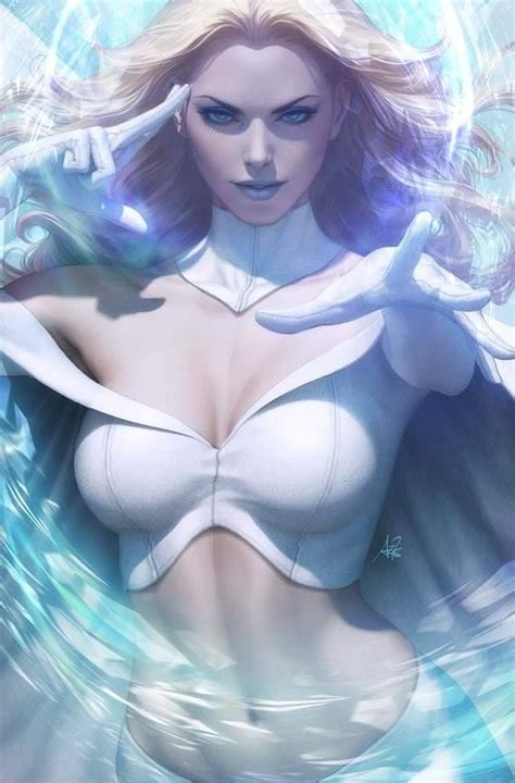 Marvel Comics 1000 Variant Cover By Artgerm Emma Frost Comic Book