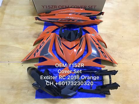 He pasang the suis without tebuk cover set, which something commonly done by other shop.both my bike before also tebuk cover set. CH Motorcycle Store: OEM Y15ZR Cover Set Exciter RC 2018 ...