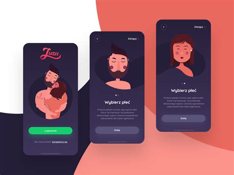 zuzu — welcome screens by rafał olbromski on dribbble