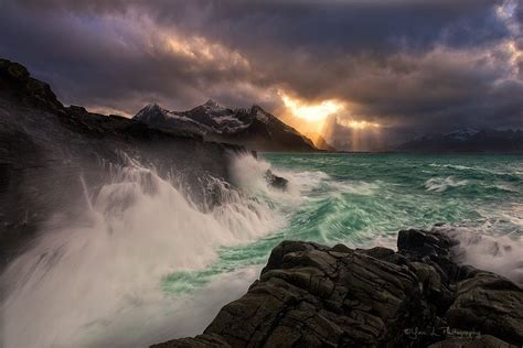 Storm On The Sea Of Lofoten By Yan L On 500px Lofoten Nature Travel