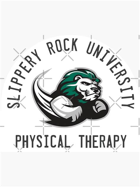 Slippery Rock University Physical Therapy Sticker For Sale By