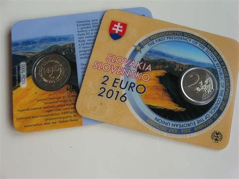 Slovakia 2 Euro Coin Slovak Presidency Of The Council Of The European
