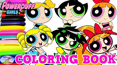 Powerpuff Girls Coloring Book Bubbles Blossom Buttercup