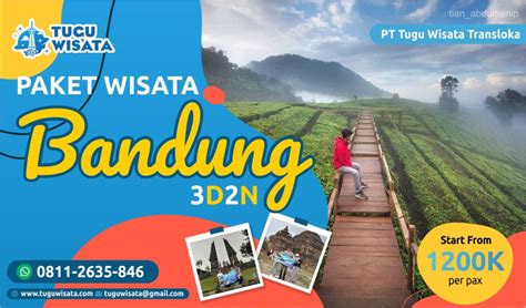 Paket Wisata Tour Bandung Murah 3 Hari 2 Malam ~ Liburan Bandung 3d2n