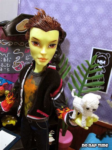 Heath Found A Kitten Monster High Boys Dolls Custom Monster High