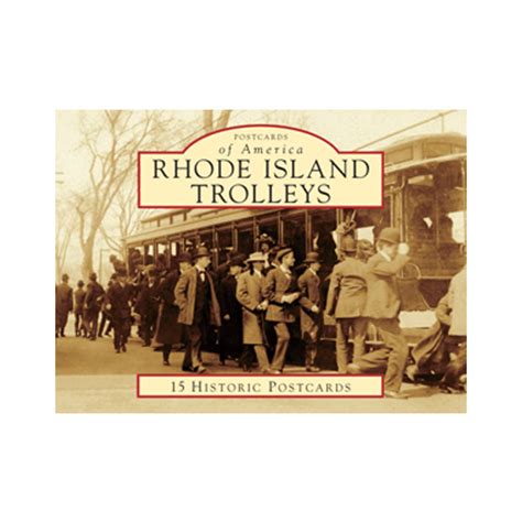 Rhode Island Trolleys Postcard Pack Bsra Bookstore