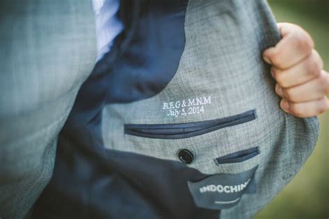 Personalized Grooms Suit