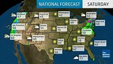 Weather Map Of The Usa – Map Vector