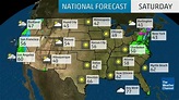 Weather Map Of The Usa – Map Vector