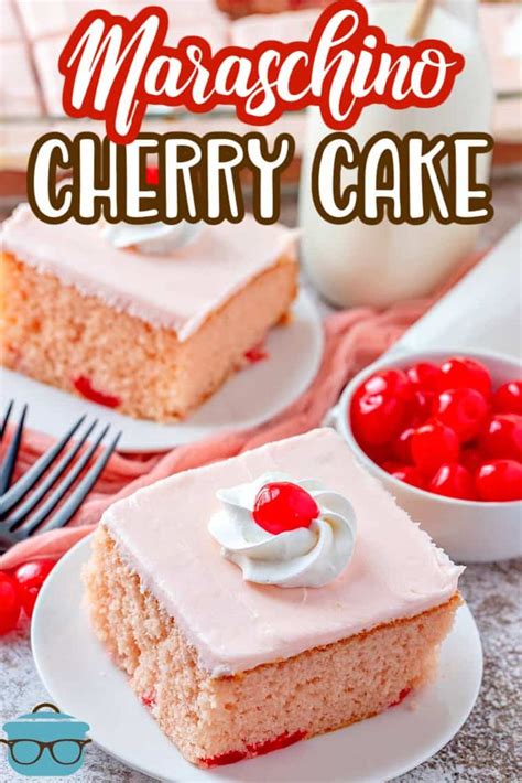 Maraschino Cherry Cake Video Recipe Cherry Cake Recipe Cherry