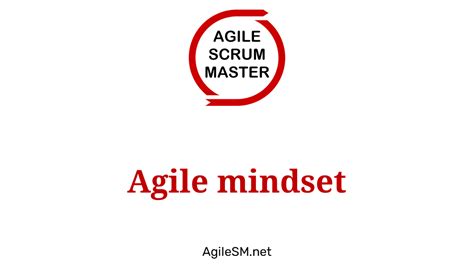 Agile Mindset Agile Scrum Master