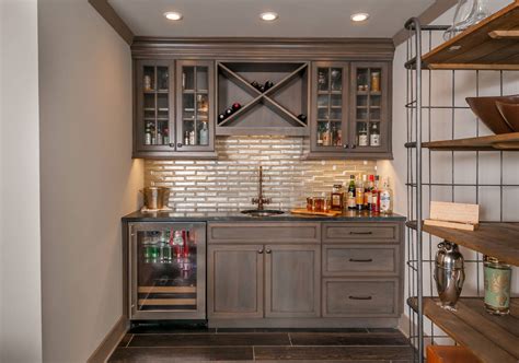 Today, we will show you some of the most stylish kitchen bars designed not only to attract attention, but also to establish a totally comfortable feeling in the room. 45 Basement Kitchenette Ideas to Help You Entertain in ...