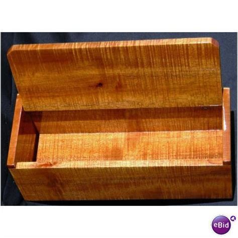Rare Hawaiian Blonde Solid Curly Koa Wood Keepsake Box Wood Keepsake Box Koa Wood Keepsake Boxes