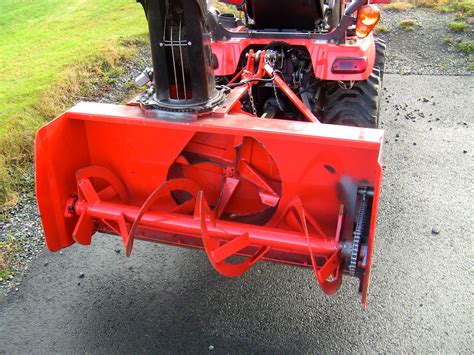 Installing Snowblower On Kubota Bx Tractor 6 Steps With Pictures