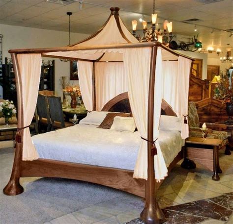 This unique one of a kind four poster bed will bring beauty to any young girls room or add a pop of color to a guest room. Cool 25 Romantic Canopy Bed Ideas For Charming And ...