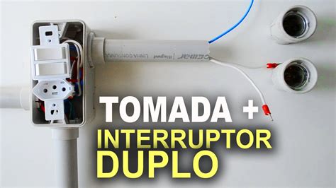 Instalação De Interruptor Duplo Com Tomada Passo A Passo