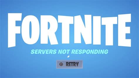 Fortnite Server Not Responding How To Fix And What Is The Error