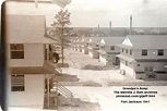 row of barracks buildings at Fort Jackson in 1941 Two Story Windows ...