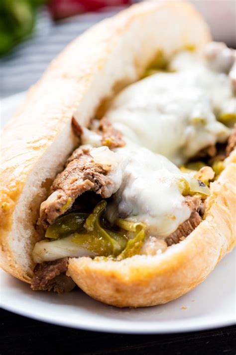 Add green pepper, onion, stock, garlic salt, pepper and dressing mix. Slow Cooker Philly Cheese Steak | Recipe | Cheesesteak, Philly cheese steak crock pot recipe ...