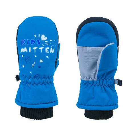 Ediodpoh Childrens Ski Gloves Waterproof Breathable Snowboard Gloves