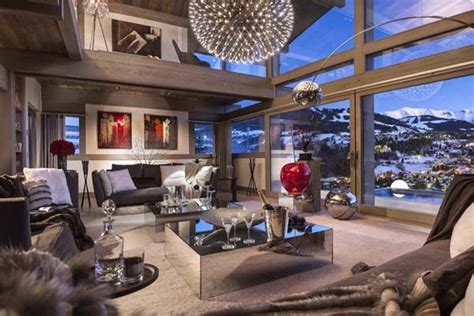 Luxury Mountain Retreat In The French Alps Chalet Mont Blanc Decor