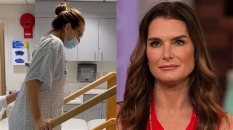 Brooke Shields Learns To Walk Up Stairs Again After Breaking Her Leg In Heartbreaking Video