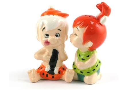 Bamm Bamm And Pebbles The Flintstones Salt And Pepper Shakers Salt Pepper Shakers Salt And