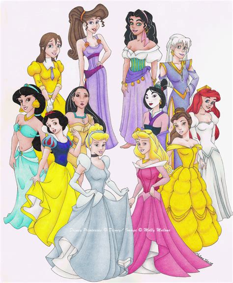 Princesses Of Disney By Ryougirl On Deviantart