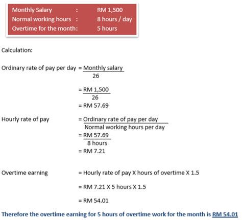 The annual salary increase in a calendar year (12 months) can be easily calculated as follows: Labour Law Malaysia Monthly Salary Calculation
