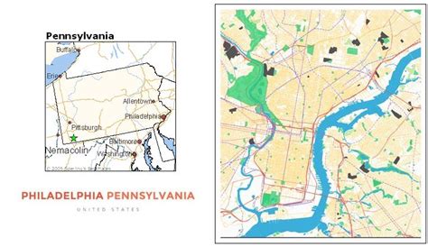 Philadelphia Maps Transport And Visitor Links Phila S Philly