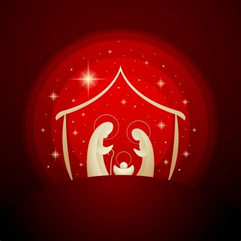 Download Abstract Nativity Scene Illustration For Free Abstract