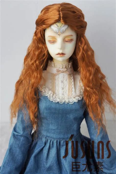 Jd119 1 3 Colorful Bjd Doll Wigs Long Princess Curly Wig Size 8 9inch 9 10 Inch Soft Synthetic