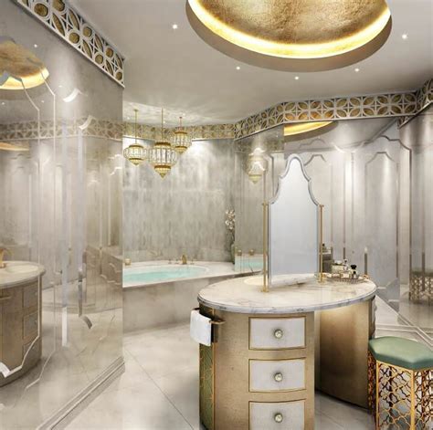 Luxury Modern Bathroom Interior Design Dubai Uae