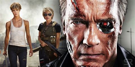 Terminator Dark Fate First Looks At Arnold Schwarzenegger Linda Hamilton