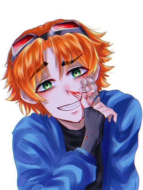 Anime Boy Gore Guro Anime Orange Anime Character Art