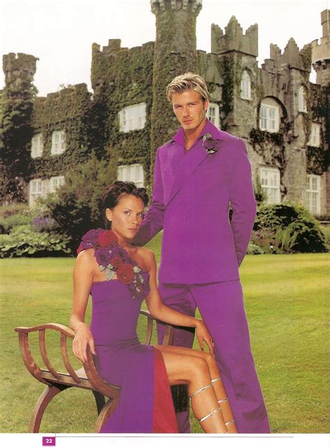Maybe you would like to learn more about one of these? purple wedding | Victoria beckham wedding dress, Victoria ...