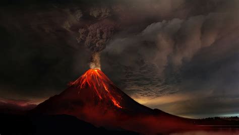 Volcano Volcano Wallpaper Volcano Landscape