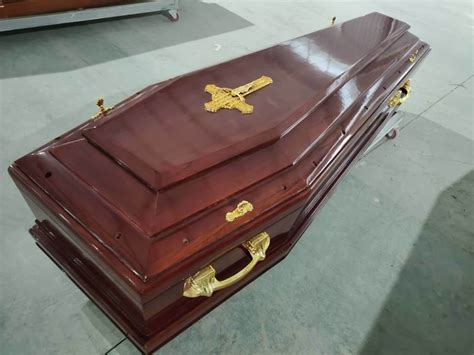 Funebre Funeral Equipment Solid Paulownia Wooden Caskets And Coffins Of