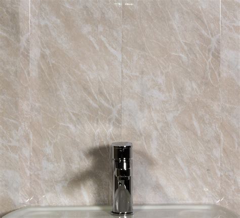 Buy 9 The Cladding Store Beige Marble Bathroom Wall Cladding Fully