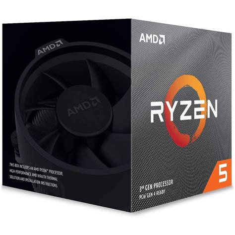 Amd Ryzen 5 2600 Processor With Wraith Stealth Cooler Yd2600bbafbox