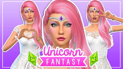 The Sims 4 Create A Sim Unicorn Fantasy ˖ ° Youtube