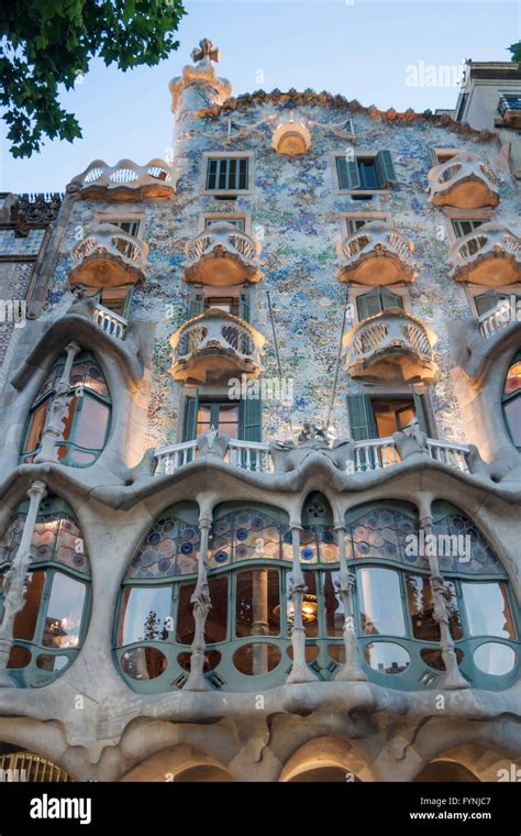 Antoni Gaudi Fassade Modernisme Jugendstil Casa Batllo Barcelona
