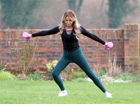 ⏩ lizzie cundy shows off her cleavage exercising in a green outfit 21 photos jihad celeb