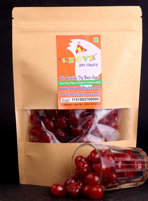 Buy Cherries Online Red Karonda Cherry 200gm Leeve Dryfruits