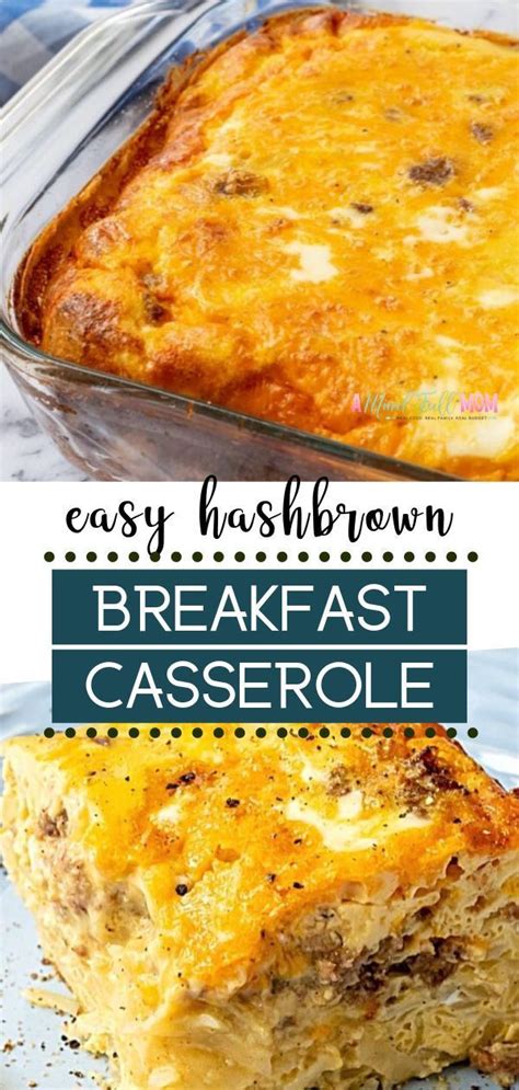 Sprinkle the rest of the mozzarella cheese over the top. An easy hashbrown breakfast casserole made with hash browns, eggs, sausage, and chee ...