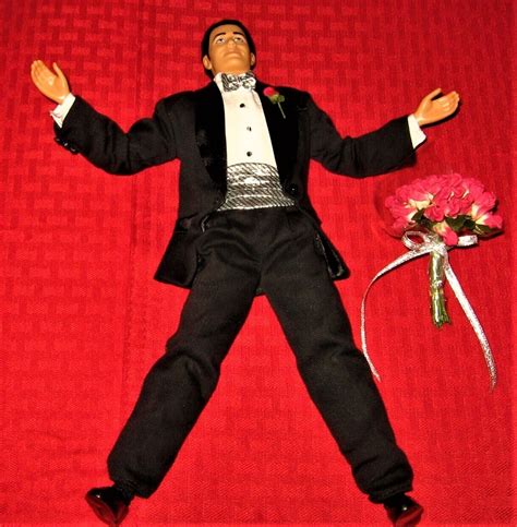 Mattel Barbie Ken Doll 4 Evening Diorama Bendable Arms And Legs Poseable In Tuxedo Ebay