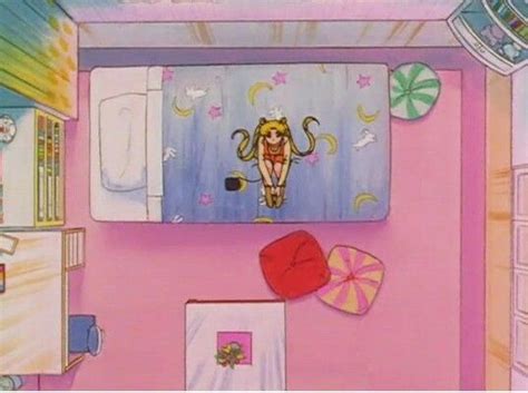 Sailor Moon Bedroom Usagi Tsukino Bunny Animation Concept Sailor Moon