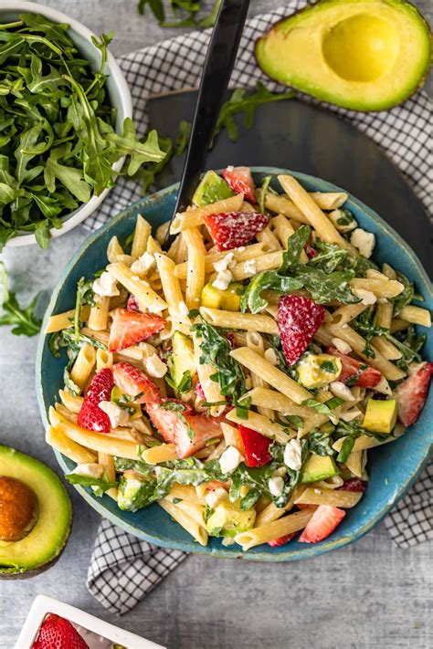 Maybe you would like to learn more about one of these? Strawberry Avocado Pasta Salad Recipe - Cravings Happen