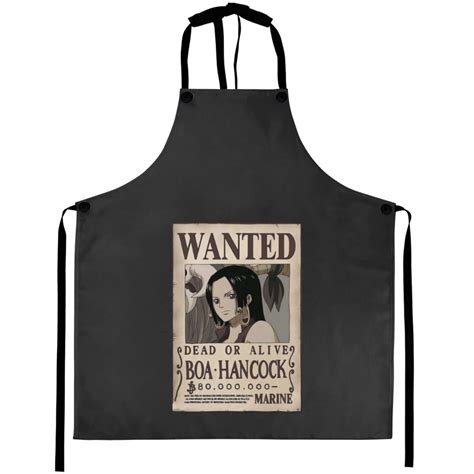 One Piece Wanted Boa Hancock Aprons Sold By Kenzohinton Sku 49689153 25 Off Printerval