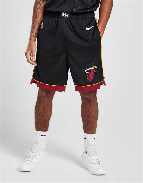 Black Nike Nba Miami Heat Swingman Shorts Heren Jd Sports